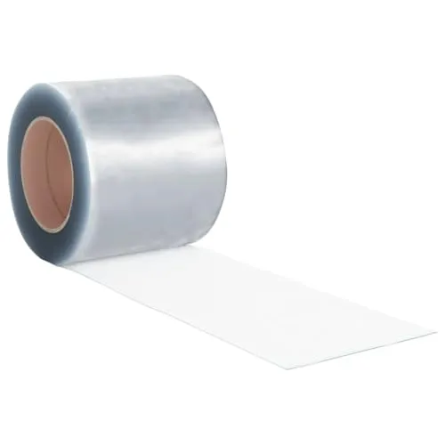 vidaXL Streifenvorhang Rolle PVC 2 mm x 200 mm 25m - Gardinen für effektiven Staubschutz und Energieeinsparung. Hohe Lichtdurchlässigkeit und Verschleißfestigkeit, ideal für Lagerhäuser und Restaurants.