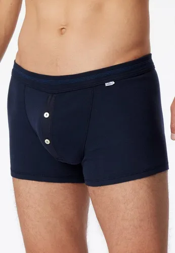 Schiesser Boxershorts Revival Karl-Heinz dunkelblau Herren - 1 Stück - Herrenunterhosen aus 100% Baumwolle, bequem und atmungsaktiv für optimalen Tragekomfort im Alltag und beim Sport.