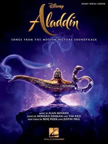 Aladdin (Taschenbuch) von Howard Ashman und Tim Rice - Buch über den Soundtrack des Films Aladdin, ideal für Musikliebhaber und Theater-Enthusiasten, enthält Noten und Songtexte.