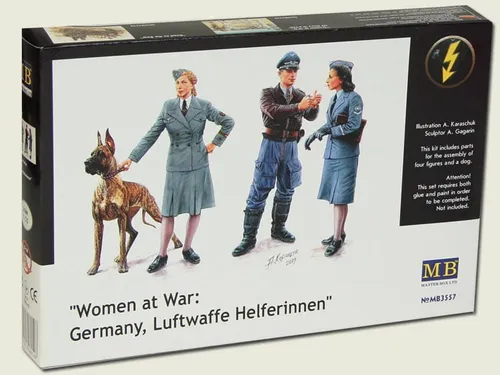Women at War: Germany, Luftwaffe Helferinnen / 1:35 - Masterbox 3557