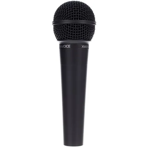 Behringer XM8500 Ultravoice Mikrofon - Dynamisches Mikrofon mit Nierencharakteristik, ideal für Gesang und Sprache, bietet hervorragende Klangqualität und wird mit Klemme und Aufbewahrungsbox geliefert.