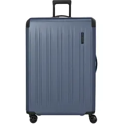 Travelite DYNAMIIC Trolley XL Denimblue - Großer Stauraum für Reisen - Trolleys - Erweiterbarer XL Trolley mit robustem ABS-Material, verstärkten Ecken und TSA-Kombinationsschloss für sichere Reisen.