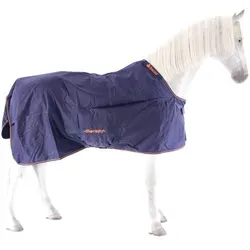 Bucas Therapy Turnout 300g - Navy/Orange, 120