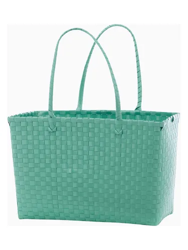 Overbeck and Friends Shopper ''Aquamarin'' in Türkis - (B)43 x (H)28 x (T)23 cm - Stylischer Shopper ''Aquamarin'' in Türkis von Overbeck and Friends. Mit einem praktischen Format und geflochtenem Design ist er der perfekte Begleiter für den Alltag.