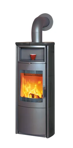 Hark Nika ECOplus Kaminofen 5 kW - Dauerbrandofen in meteor-schwarz, effizient und umweltfreundlich für gemütliche Wärme in Ihrem Zuhause.