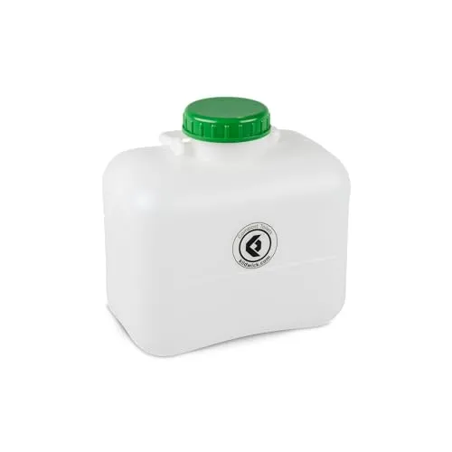 Kildwick Weithalskanister 9,5 l mit Deckel und Tragegriff - Camping-Toilette mit 9,5 l Fassungsvermögen, leicht und praktisch für unterwegs, ideal für Camping und mobile Toilettenlösungen.