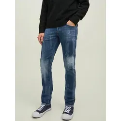 Jack & Jones Slim-fit-Jeans Herren Slim Fit Jeans Hose JJIGLENN JJLUCA EL 009 SN blau W29/L32