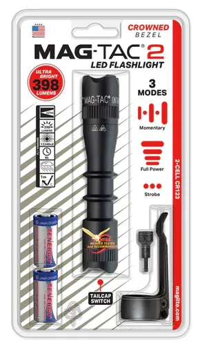 MAGLITE® MAG-TAC®II Crowned Head LED Taschenlampe Polizei-Taschenlampe CR123