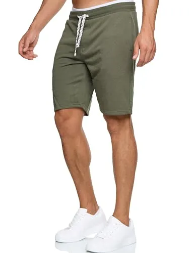 Indicode Aldrich Sweatshorts Herren – Bequeme Herrenshorts mit Kordelzug - Stylische Sweatshorts mit elastischem Bund für optimalen Tragekomfort. Perfekt für Freizeit und Sport, ausgestattet mit praktischen Seitentaschen für kleine Essentials.