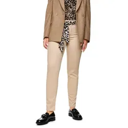 Marc Cain Stoffhose 5-Pocket-Design in Sand, Größe 40 - Elegante Damen Stoffhose mit klassischem 5-Pocket-Design und geradem Schnitt. Der verstellbare Stoffgürtel sorgt für optimalen Sitz und Tragekomfort, ideal für vielfältige Anlässe.