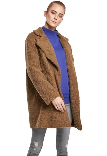 Urban Classics Damen TB3058 Oversized Sherpa Coat Jacket, S - Funktionsjacke für Damen, schützt vor Wind und Kälte mit hohem Tragekomfort und ideal für Streetwear-Kombinationen.