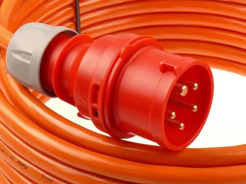 maxgo® CEE Starkstromkabel H07BQ-F PUR 5G2,5 16A IP44 – 5m - Netzkabel für Außenbereich, schnittfest und resistent gegen mechanische Beanspruchung, ideal für Veranstaltungen und Starkstromgeräte.