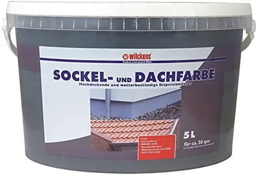 Wilckens Farben Sockelfarbe Anthrazit 5l - Lacke für Außenanwendungen, wetterbeständig und ideal für Sockel und Dächer. Schützt zuverlässig vor Umwelteinflüssen.