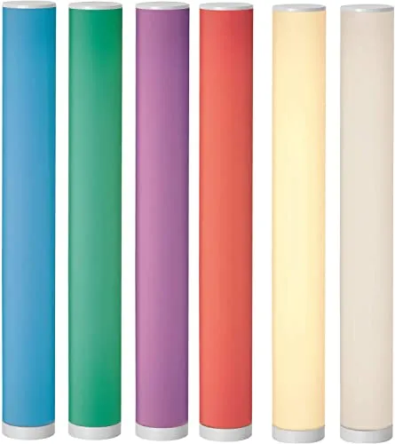 Northpoint LED DIY Lichtsäule Stehlampe - Standleuchte zum Aufbauen, dimmbar und mit Farbwechselfunktion für stimmungsvolle Beleuchtung. Ideal für jede Party, energieeffizient mit nur 10W und einfacher Aufbau in 5 Minuten.