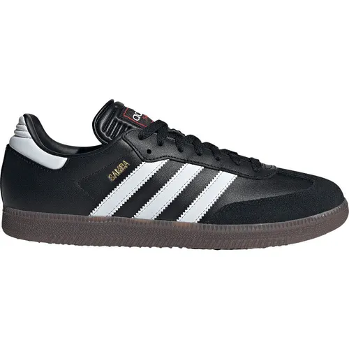 Adidas Samba Classic - schwarz - Klassiker mit zeitloser Eleganz, aus hochwertigem Leder und Wildleder-Overlays, bietet optimalen Komfort und hervorragenden Grip auf allen Oberflächen.
