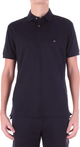 Tommy Hilfiger Herren Poloshirt Kurzarm 1985 Regular Fit, Blau (Desert Sky), XXL - Poloshirt für Herren, aus 96% Bio-Baumwolle für hohen Tragekomfort und optimale Passform, ideal für smarte Casual-Outfits oder als Geschenk.