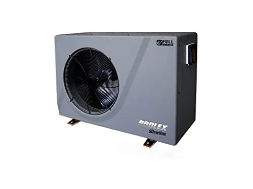 POOLEX Silverline Inverter 210 Wärmepumpe, Grau - Heizpumpe für Pools bis 110 m³, extrem leise und energieeffizient mit einer COP von bis zu 16. WLAN-Steuerung über Smartphone für einfachen Komfort.
