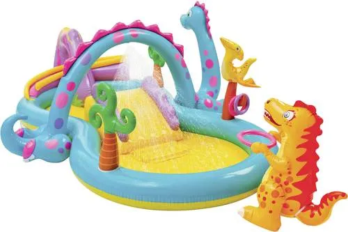 Intex 58472 - Schwimmbad Barriera Corallina, 244 x 46 cm - Swimmingpools: Bequeme und strapazierfähige Schwimmbadbarriere für sicheres Spielen, leicht waschbar und ideal für Kinder ab 3 Jahren.