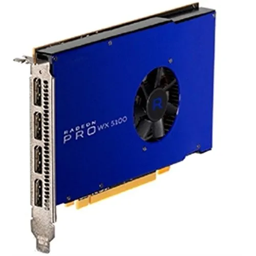 AMD Radeon Pro WX 5100 8 GB GDDR5 - Hochleistungs-Grafikkarte für Profis - Grafikkarten: Entwickelt für die Game-Engine-Revolution, bietet die Radeon Pro WX 5100 beeindruckende 3900 Gflops Leistung und 8 GB GDDR5-Speicher für anspruchsvolle Design-Workflows.