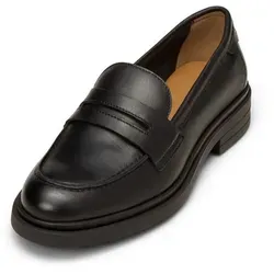 Loafer MARC O'POLO aus edlem Rindleder für Damen, Gr. 39, schwarz - Eleganter Penny-Loafer aus hochwertigem Rindleder mit rutschhemmender Gummisohle für besten Komfort. Perfekt für einen lässig-eleganten Look zu Chinos oder Jeans.