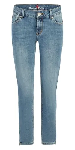 Buena Vista Damen Jeans 7/8 - Slim Fit Stretch Denim - Hochwertige 7/8 Jeans für Damen im Slim Fit. Bequemes Denim mit 73% Baumwolle für einen lässigen Look. Ideal für den Alltag und vielseitig kombinierbar.