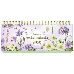 Wochenkalender 2026 - violett
