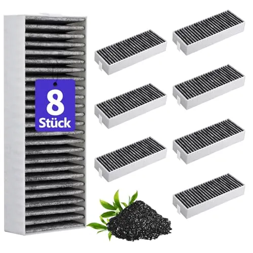 Stück Dunstabzugshaube Aktivkohlefilter für Siemens HZ9VRCR0 17004796/Bosch HEZ9VRUD0 17004811/Neff Z821VR0 17004806/ Gaggenau CA282111/ Constructa CCZ9VRCRCR0 17006669,Umluftersatzfilter Zubehör 8