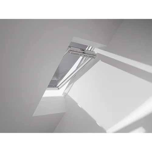 Velux Hitzeschutz-Markise Schwarz - Fenster-Zubehör, effektiver Sonnenschutz für Dachfenster mit transparentem Gewebe für Tageslicht und ungestörten Ausblick.