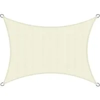 Sol Royal Sonnensegel rechteckig 5x7m - UV-Schutz für Balkon und Terrasse - Sonnenschutz für Balkon, Terrasse und Garten aus atmungsaktivem HDPE, reißfest und wetterbeständig. Inklusive Befestigungsseile für einfache Montage.