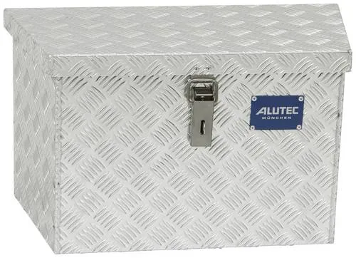 Alutec Alubox Trailer 51 - 51 Liter Deichselbox - Werkstatteinrichtung mit 51 Litern Volumen, wetterfestem Aluminium und versenktem Sicherheitsschloss für optimale Sicherheit und Schutz.