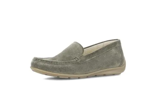 Gabor Damen Mokassins, Frauen Slipper, Mokassins,atmungs-aktiv,sacchetto,Weiss,schwarz,Jollys,rot,Glitzer,blau,Rolling-Soft,Pine,41 EU / 7.5 UK