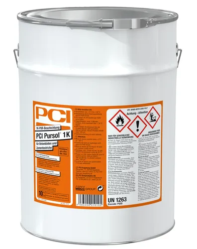 PCI Pursol® 1K 5.00 kg Eimer - RAL 7032 Kieselgrau - Hochwertiger Zementmörtel für vielseitige Anwendungen, ideal für Innen- und Außenbereiche. Praktischer 5 kg Eimer für einfache Handhabung.