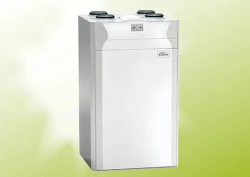 Kermi x-well S180 RH Wohnungslüftungsgerät mit Wärmerückgewinnung - Effizientes Wohnraumlüftungsgerät für bis zu 125 m², mit integriertem Vorheizregister und Sommerbypass. Sorgt für optimale Luftqualität und Komfort in Ihrem Zuhause.