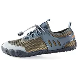 Orbisana Barfußschuh grau 41 EU – Sportlich und Flexibel - Sportlicher Barfußschuh in grau, Größe 41, mit elastischer Bungee-Schnürung für optimalen Halt und Bewegungsfreiheit im Alltag.