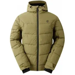 Dare 2b Ski-/Snowboardjacke "Camber II" in Khaki - XL - Hochwertige Jacke mit 15.000 mm Wassersäule und atmungsaktiven Eigenschaften. Ideal für aktive Sportler: winddicht, wärmeisolierend und mit verstellbarer Kapuze.