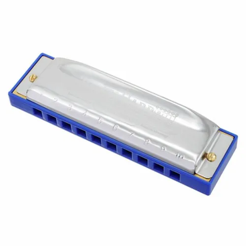 HOHNER Mundharmonika Penta Harp G-Moll - Pentatonische Mundharmonika mit 10 Löchern, aus hochwertigem Messing und ABS, ideal für Einsteiger und Profis. Made in Germany für besten Klang.