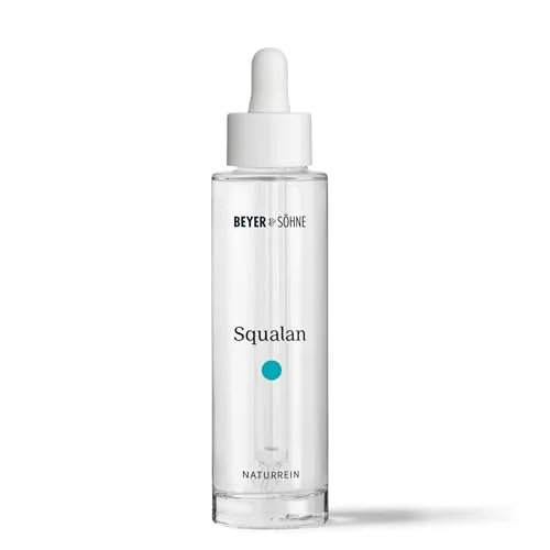 Beyer & Söhne Squalan – Naturreines Pflegeöl für seidige Haut - Entdecken Sie unser 100% naturreines Squalan aus biologisch angebautem Zuckerrohr. Ideal für Gesicht, Körper und Haare – leicht, nicht fettend und unterstützt die Hautpflege.