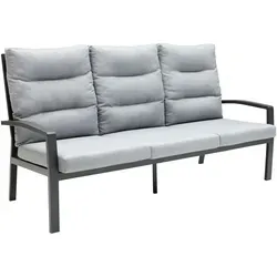 LC Garden »Bondino« Dining 3er Sofa Dreisitzer Sofa Gartensofa anthrazit