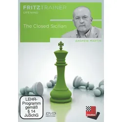 Andrew Martin | The Closed Sicilian | Interaktives Videoschachtraining - Hobbys & Freizeit, 300 Minuten umfassendes Schachtraining auf DVD-ROM, ideal für Schachliebhaber, die ihre Strategien verbessern möchten.