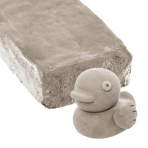 FX918 Graue lufttrocknende Tonmasse 1 kg – Modelliermasse für kreative Projekte - Hochwertige, graue lufttrocknende Tonmasse für kreative Bastel- und Modellierprojekte. Ideal für Kinder und Erwachsene, fördert die motorischen Fähigkeiten und Kreativität.