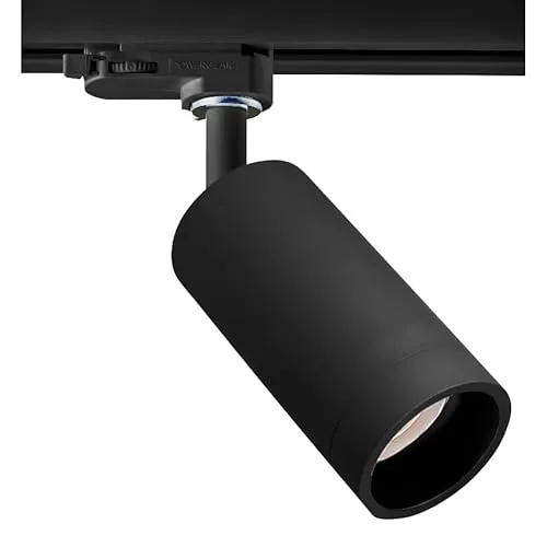 EINLICHT Schienen Strahler schwenkbar | MASTA | GU10 Deckenspot Deckenstrahler für Schienensystem 3-Phasen ØxL 54x100mm einstellbar, Schwarz