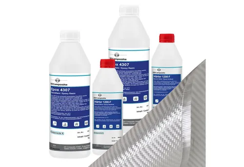DD Composite Reparatur-Set 3kg GFK Epox + 4m2 Glasfilamentgewebe - Effektives Reparatur-Set für Risse und Kratzer in Holz, Metall und GFK. Inklusive Epoxidharz und Glasfilamentgewebe für zuverlässige Ergebnisse im Fahrzeug- und Behälterbau.