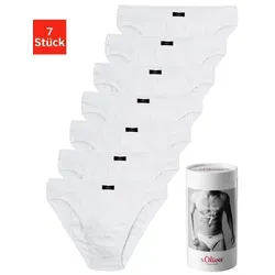 s.Oliver Basic Slip 7er Pack XXL Weiß - Slips & Strings: Bequeme und atmungsaktive Unterwäsche für den Alltag, ideal für hohen Tragekomfort.