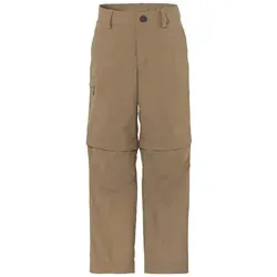 VAUDE Kids Detective Antimos ZO Pants Oat 158/164 - Outdoor Hosen für Jungen mit UV-Schutz, abzippbaren Shorts und Anti-Moskito-Ausrüstung für zusätzlichen Komfort und Sicherheit beim Spielen im Freien.