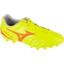 Mizuno Monarcida Neo III Select AG Fußballschuhe Gelb EU 45 - Fußballschuhe für Herren mit weichem Kunstlederobermaterial, breiter Passform und ZERO GLIDE Einlegesohle für optimalen Grip. Ideal für alle Bodenarten – perfekt für Anfänger, die ihre Leistung verbessern möchten.