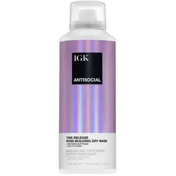IGK Antisocial Overnight Bond-Building Haarmaske – 142 ml - Intensive Haarmaske für die Nacht, repariert und stärkt das Haar über Nacht. Ideal für geschädigtes Haar und sorgt für geschmeidige Ergebnisse.