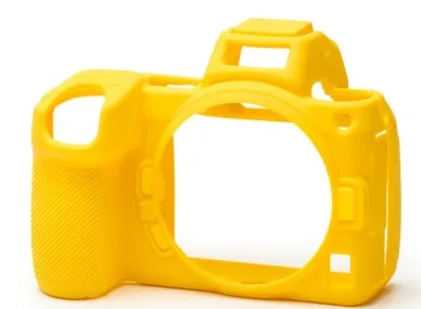 EASYCOVER Silikonprotector gelb für Nikon Z5/Z6 II/Z7 II - Kameratasche mit rutschfestem Silikonprotektor, bietet optimalen Schutz und verbesserte Griffigkeit für deine Nikon-Kamera.