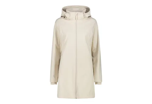 CMP Damen Parka WOMAN PARKA JACKET ZIP HOOD - Mäntel mit einzigartigem Jacquard-Muster und Clima Protect-Laminat. Schützt vor Wasser und bietet Atmungsaktivität – ideal für Outdoor-Aktivitäten.