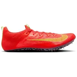 Nike Herren Superfly Elite 2 rot 42.5 - Leichtgewichtige Sprint-Schuhe - Laufschuhe für 100-400m, mit abnehmbaren Pins für optimalen Grip und verbesserter Atmungsaktivität dank AtomKnit-Technologie. Ideal für Höchstgeschwindigkeiten!