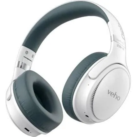 Veho ZB-4 Kabellose Kopfhörer mit Mikrofon - Over-Ear Headset mit 36 Stunden Spielzeit, ideal für Musikliebhaber und Vieltelefonierer. Genießen Sie kabellosen Komfort und klare Klangqualität.